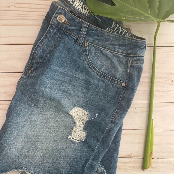 New York REWASH Vintage Reunions Denim Skirt - Picture 2 of 4